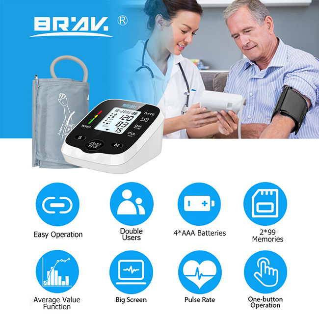 Blood Pressure Monitor with Voice Function