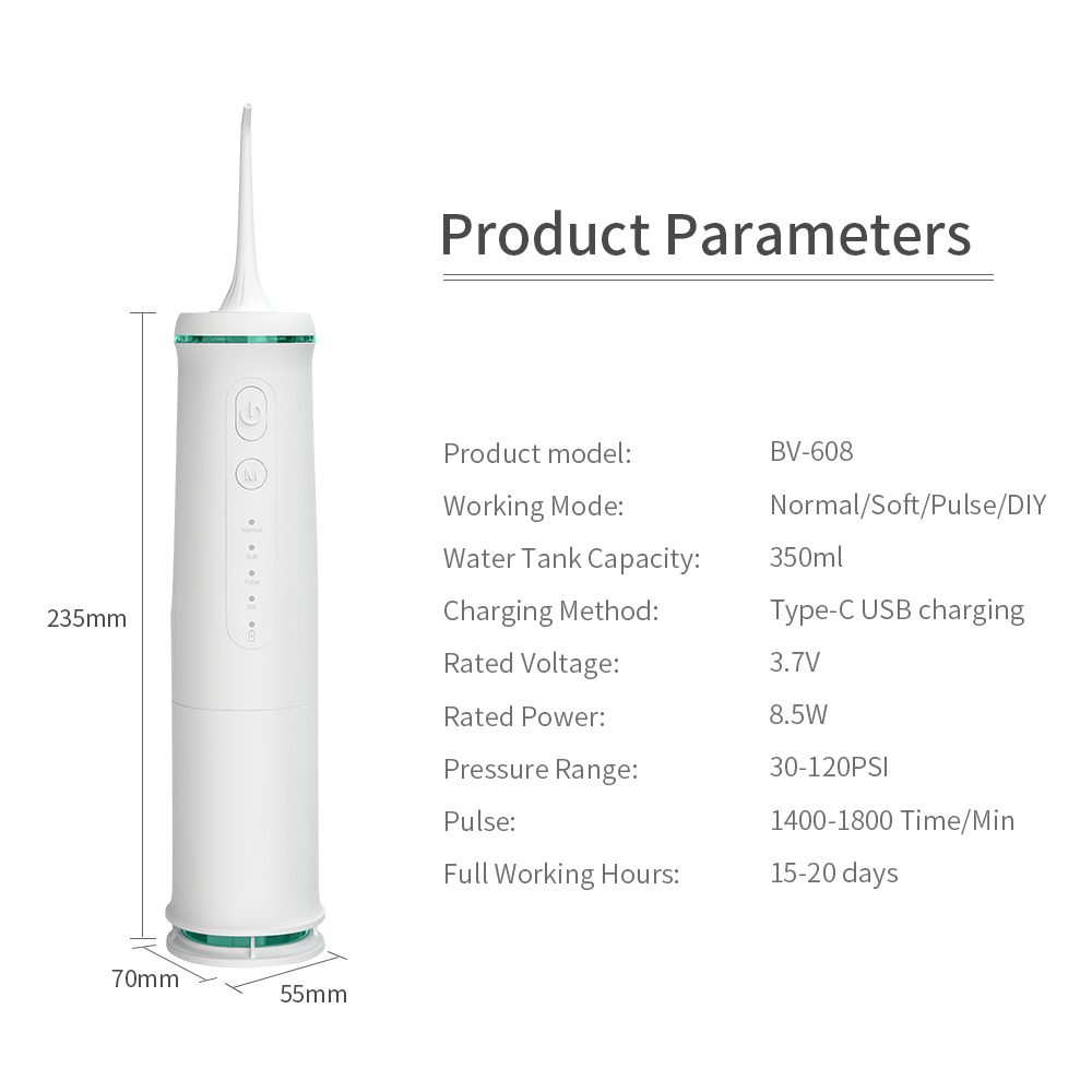 Cordless Dental Water Flosser