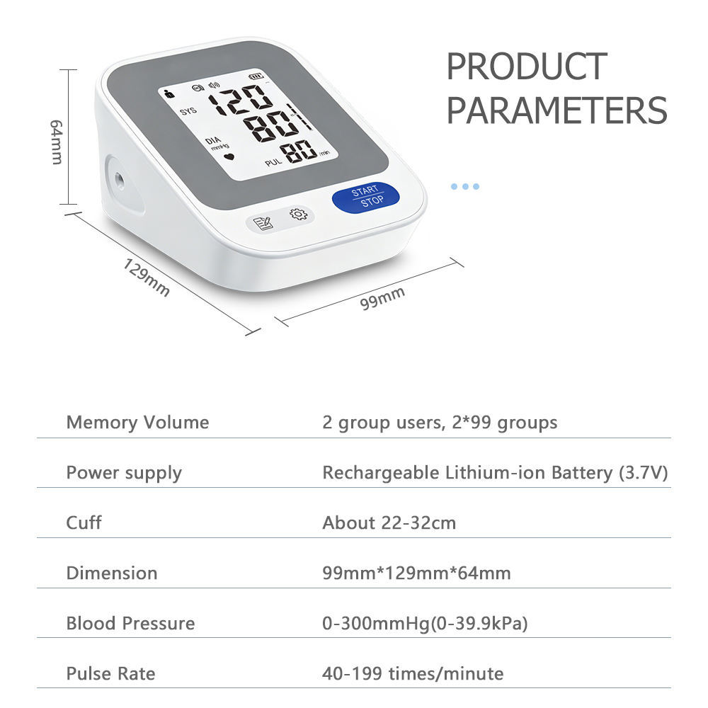 Accurate Home Blood Pressure Monitor bp-217